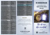 In Memoriam 1997-2021