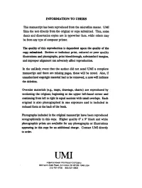 Information to Users