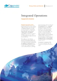 Integrated Operations Capgemini’S Solution