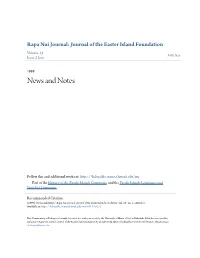 News and Notes