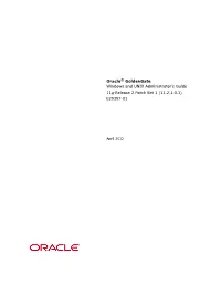 Oracle Goldengate for Windows and UNIX