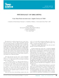 Physiology of Dreaming