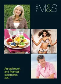 Annual Report and Financial Statements 2007