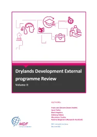 Drylands Development External Programme Review Volume II
