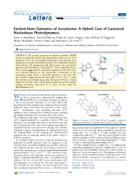 Excited-State Dynamics of Isocytosine: a Hybrid Case of Canonical Nucleobase Photodynamics Jacob A