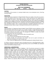 Red Flag Warnings M.P