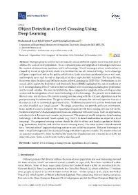 Object Detection at Level Crossing Using Deep Learning