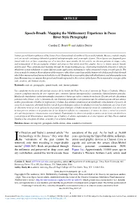 Speech-Breath: Mapping the Multisensory Experience in Pecos River Style Pictography
