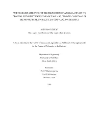An Integrated Approach to the Delineation of Arable