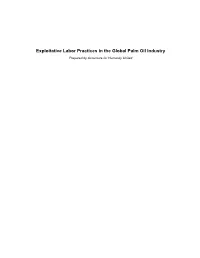 Exploitative Labor Practices in the Global Palm Oil Industry