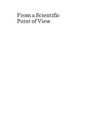 From a Scientific Point of View