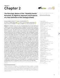 Medellín Dunite” Published Online 24 April 2020 Revisited: an Algebraic Approach and Proposal
