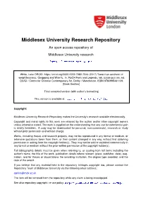 Middlesex University Research Repository an Open Access Repository Of