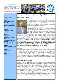 Newsletter Term 1 Week 10