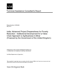 Technical Assistance Consultant's Report