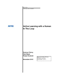 Active Learning with a Human in the Loop