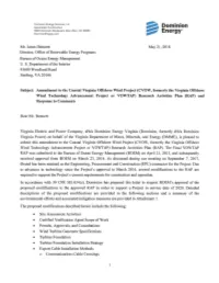 CVOW RAP Amendment