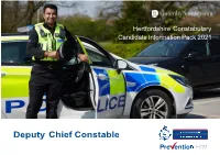 Deputy Chief Constable