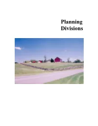Planning Divisions