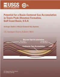 Potential for a Basin-Centered Gas Accumulation in Travis Peak (Hosston) Formation, Gulf Coast Basin, U.S.A
