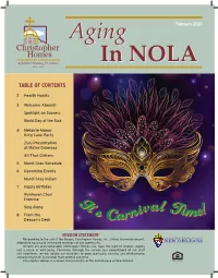 Table of Contents