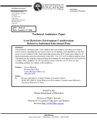 Technical Assistance Paper
