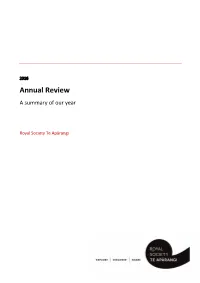 2016 Annual Review a Summary of Our Year