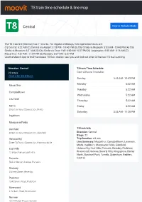 T8 Train Time Schedule & Line Route