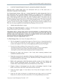 Chapter 2: Settlement Policy and Development Strategy