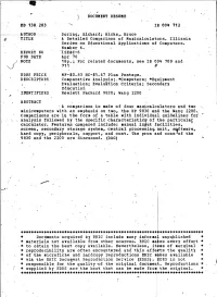 A Detailed Comparison of Maxicalculators. Illinois Series on Educational Applications of Computers