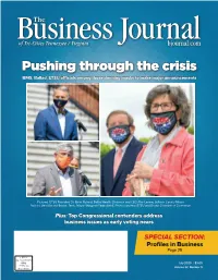 Pushing Through the Crisis the Through Pushing Committedcommitted to Community to Community Health Health