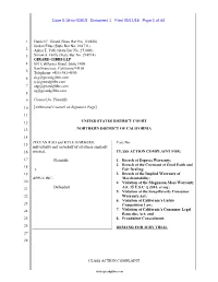 Class Action Complaint 1 2 3 4 5 6 7 8 9 10 11