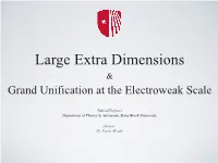 Grand Unification at the Electroweak Scale