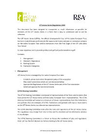 LET Access Series Regulations 2019 This Document Has Been Designed