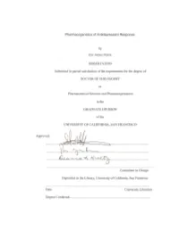 Pharmacogenetics of Antidepressant Response