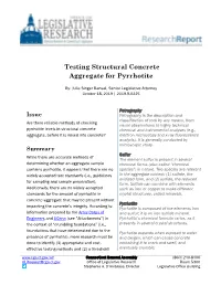 Testing Structural Concrete Aggregate for Pyrrhotite