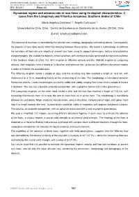 Dynamical Regime and Advance Rate of Lava Flows Using Its Deposit Characteristics: 2 Cases from the Lonquimay and Villarrica