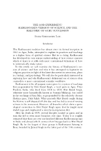 Radhasoami's Version of Science and The