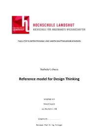 Reference Model for Design Thinking