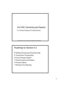 Roadmap for Section 4.3