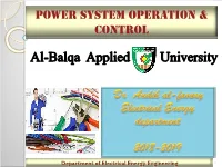 Load Management Operation