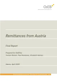 Remittances from Austria