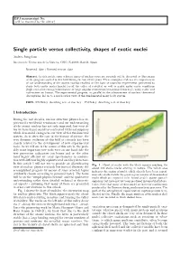Single Particle Versus Collectivity, Shapes of Exotic Nuclei