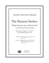 The Reason Series: What Science Says About God