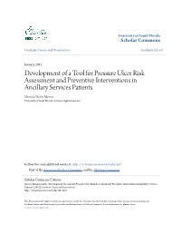 Development of a Tool for Pressure Ulcer Risk Assessment And