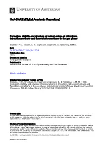 Formation, Stability and Structure of Radical Anions of Chloroform, Tetrachloromethane and Fluorotrichloromethane in the Gas Phase
