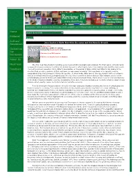 Home Editorial Authors' Responses Guidelines For