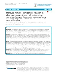 Improved Femoral Component Rotation in Advanced Genu Valgum Deformity