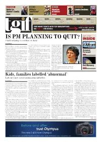 Is PM Planning to Quit? INSIDE Clark Refusing to Confirm Or Deny