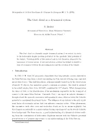 The Oort Cloud As a Dynamical System
